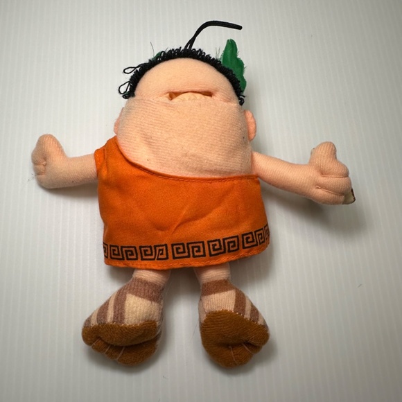 1990 Little Caesars Pizza Finger Puppet Promo Advertising Stuffed Plush Toy 6" - Picture 2 of 7